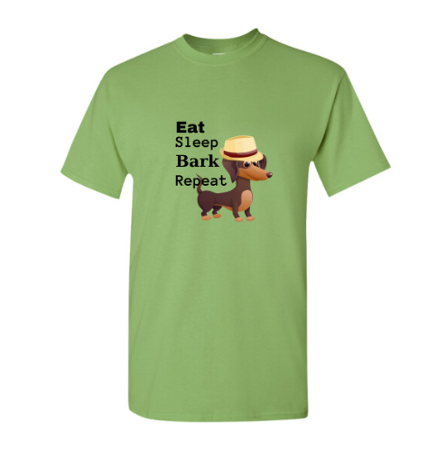 Eat Sleep Bark Repeat T-shirt